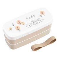 オーエスケー お弁当箱 2段 640ml 抗菌 hedgehog ※2個以上から注文可能(販売価格は1個単位の価格)