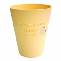 八幡化成 ゴミ箱 ポエジー 5L フタなし 丸型 オレンジ ※3個以上から注文可能(販売価格は1個単位の価格)