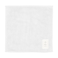 ミニタオル 25×25cm 綿雪のようなタオル ベルベットカラー ホワイト ※7個以上から注文可能(販売価格は1個単位の価格)