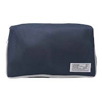 不二貿易 洗濯ネット LAID BACK スクエア型 ネイビー ※7個以上から注文可能(販売価格は1個単位の価格)