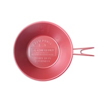 キーストーン エンボスシェラカップ 320ml カラーステンレス レッド ※2個以上から注文可能(販売価格は1個単位の価格)