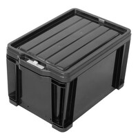 JEJアステージ 収納ケース 引き出し ロックストッカー25 ブラック ※2個以上から注文可能(販売価格は1個単位の価格)