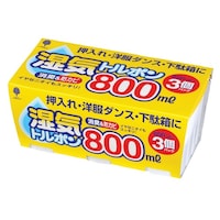 小久保工業所 除湿剤 800ml 3個パック 湿気トルポン ※3個以上から注文可能(販売価格は1個単位の価格)