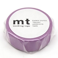 カモ井加工紙 マスキングテープ mt 無地 幅15mm×7m マットパープル ※15個以上から注文可能(販売価格は1個単位の価格)