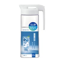 アスベル ピッチャー 冷水筒 2.1L ドリンク・ビオ パッキン一体型 プラスチック ホワイト ※3個以上から注文可能(販売価格は1個単位の価格)