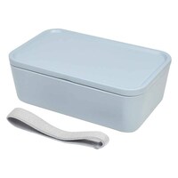 逸品社 弁当箱 1段 600ml 310 ブルー ※2個以上から注文可能(販売価格は1個単位の価格)