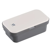 アスベル 弁当箱 1段 800ml 抗菌 ランタス 箸 ランチバッグ付き アイボリー ※3個以上から注文可能(販売価格は1個単位の価格)