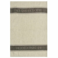 ディッシュクロス 綿 麻 63 ロクサン ブラック ※3個以上から注文可能(販売価格は1個単位の価格)