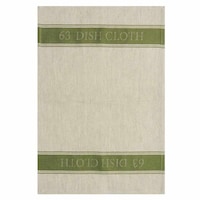 ディッシュクロス 綿 麻 63 ロクサン カーキ ※3個以上から注文可能(販売価格は1個単位の価格)
