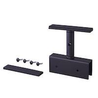 平安伸銅 アジャスター LABRICO ラブリコ アイアン DIY パーツ 1×4材用 棚 ラック ブラック ※2個以上から注文可能(販売価格は1個単位の価格)