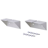 平安伸銅 シェルフサポート LABRICO ラブリコ アイアン DIY パーツ 棚 ラック 同色 1セット ホワイト ※3個以上から注文可能(販売価格は1個単位の価格)