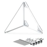 平安伸銅 壁面収納 LABRICO ラブリコ シェルフフレーム トライアングル S 一個入り 1×4材 棚 ホワイト ※2個以上から注文可能(販売価格は1個単位の価格)