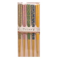 逸品社 箸 5膳入り 23cm 抗菌 さくらのお箸 木製 ※2個以上から注文可能(販売価格は1個単位の価格)