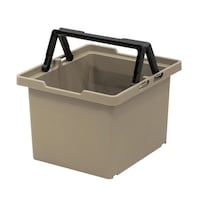 JEJアステージ 収納ボックス セパレートバスケット75 持ち手付き サンドベージュ ※3個以上から注文可能(販売価格は1個単位の価格)