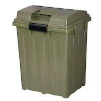 新輝合成 ゴミ箱 70L 屋外兼用 連結ハンドルペール カーキ