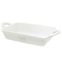 逸品社 グラタン皿 レクタングル 24.5cm 匙屋のうつわ 陶磁器 ホワイト ※2個以上から注文可能(販売価格は1個単位の価格)