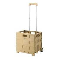 不二貿易 キャリーカート 折りたたみ フォールディングキャリーカート ベージュ