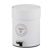 アビテ ゴミ箱 5L ロントペダルビン ホワイト