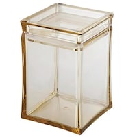 佐藤金属興業 保存容器 900ml アンバー スクエアキャニスター M SALUS ※2個以上から注文可能(販売価格は1個単位の価格)