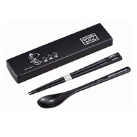 オーエスケー コンビセット 引きフタコンビ スヌーピー 各18cm お箸 スプーン ※3個以上から注文可能(販売価格は1個単位の価格)