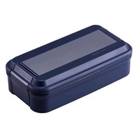 オーエスケー お弁当箱 メタリックスタイル 850ml 1段 ネイビー ※2個以上から注文可能(販売価格は1個単位の価格)