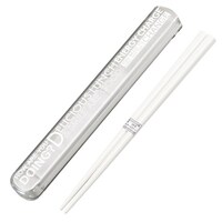 オーエスケー 箸箱セット 19.5cm ホワイト エナジーチャージ ※4個以上から注文可能(販売価格は1個単位の価格)