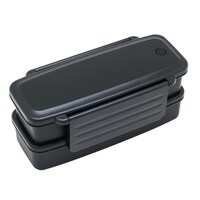 オーエスケー 弁当箱 2段 860ml モノトーンスト レンジ対応 ※3個以上から注文可能(販売価格は1個単位の価格)