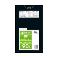 ハウスホールド ゴミ袋 90L 100×90cm 厚さ0.045mm 10枚入 黒 GL92 ※6個以上から注文可能(販売価格は1個単位の価格)