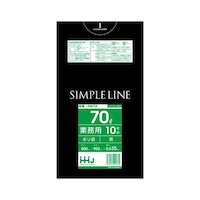 ハウスホールド ゴミ袋 70L 90×80cm 厚さ0.035mm 10枚入 黒 GM72 メタロセン配合 ※8個以上から注文可能(販売価格は1個単位の価格)