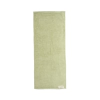 フェイスタオル ココチエナ カラユイ 34×80cm イエローグリーン ※4個以上から注文可能(販売価格は1個単位の価格)