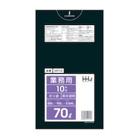 ハウスホールド ゴミ袋 70L 90×80cm 厚さ0.0.35mm 10枚入 黒半透明 GR72 ※7個以上から注文可能(販売価格は1個単位の価格)