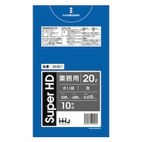 ハウスホールド ゴミ袋 20L 60×52cm 厚さ0.015mm 10枚入 青 GH21 ※30個以上から注文可能(販売価格は1個単位の価格)