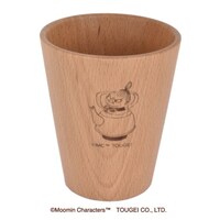 籐芸 タンブラー 170ml ムーミン 木製 リトルミイ ※2個以上から注文可能(販売価格は1個単位の価格)