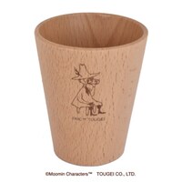 籐芸 タンブラー 170ml ムーミン 木製 スナフキン ※2個以上から注文可能(販売価格は1個単位の価格)