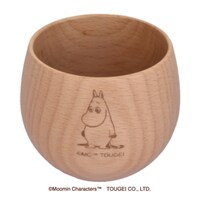籐芸 タンブラー 120ml ムーミン 木製 ムーミン ※2個以上から注文可能(販売価格は1個単位の価格)