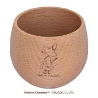 籐芸 タンブラー 120ml ムーミン 木製 スナフキン ※2個以上から注文可能(販売価格は1個単位の価格)
