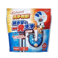 アイメディア 排水管洗剤 排水管の一発洗浄 オレンジタイプ 30錠 ※4個以上から注文可能(販売価格は1個単位の価格)