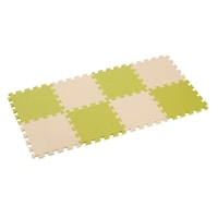 パズルマット やわらかジョイントカラーマット 抹茶