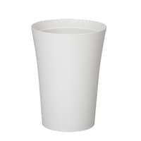 新輝合成 ゴミ箱 7.3L 環境にやさしいくずいれ 丸型 ホワイト ※4個以上から注文可能(販売価格は1個単位の価格)