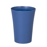 新輝合成 ゴミ箱 7.3L 環境にやさしいくずいれ 丸型 ネイビー ※4個以上から注文可能(販売価格は1個単位の価格)