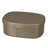 HAKOYA お弁当箱 さっと洗えるお弁当箱 L 1段 900ml グレー ※2個以上から注文可能(販売価格は1個単位の価格)