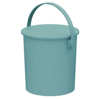 JEJアステージ バケツ ふた付き フェルマー 15L 座れる 収納 ブルー ※2個以上から注文可能(販売価格は1個単位の価格)