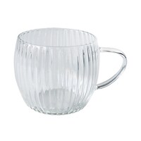 ワールド・クリエイト マグカップ 270ml プリーツマグ 耐熱ガラス ※2個以上から注文可能(販売価格は1個単位の価格)