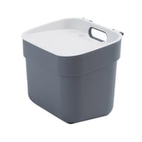 ゴミ箱 5L 分別ダストボックス カーバー グレー ※2個以上から注文可能(販売価格は1個単位の価格)