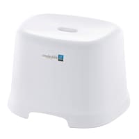 リッチェル 風呂椅子 シンプルトーン 座面高さ 25cm 日本製 ホワイト ※2個以上から注文可能(販売価格は1個単位の価格)