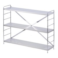 下村企販 キッチンラック ステンレス棚コンロサイド収納 3段