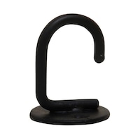 クレエ ハンギングフックB アイアン 吊り下げ収納 ブラック ※7個以上から注文可能(販売価格は1個単位の価格)