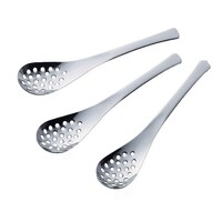 下村企販 レンゲスプーン 穴あき 16cm 小 ステンレス 3本組 ※3個以上から注文可能(販売価格は1個単位の価格)