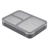 シービージャパン 弁当箱 600ml 薄型弁当箱 抗菌 フードマン グレー ※2個以上から注文可能(販売価格は1個単位の価格)