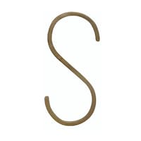 クレエ S字フック アイアン M アンティーク調 ゴールド ※14個以上から注文可能(販売価格は1個単位の価格)